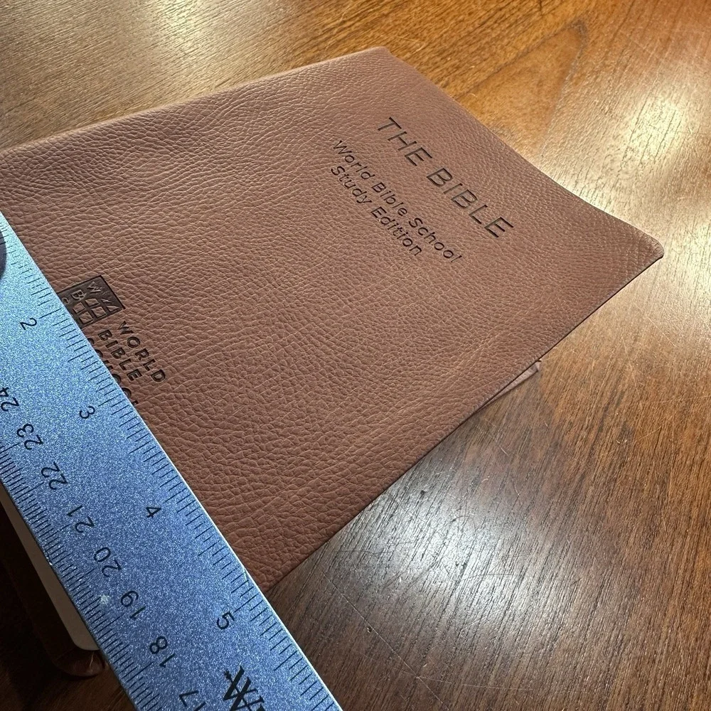 The Bible NASB World Bible School Study Edition WBS Christianity Religious Jesus
